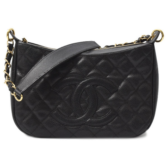 Chanel Chanel Caviar Skin Matelasse Shoulder Bag Leather Shoulder Bag A20993 - Picture 1 of 9
